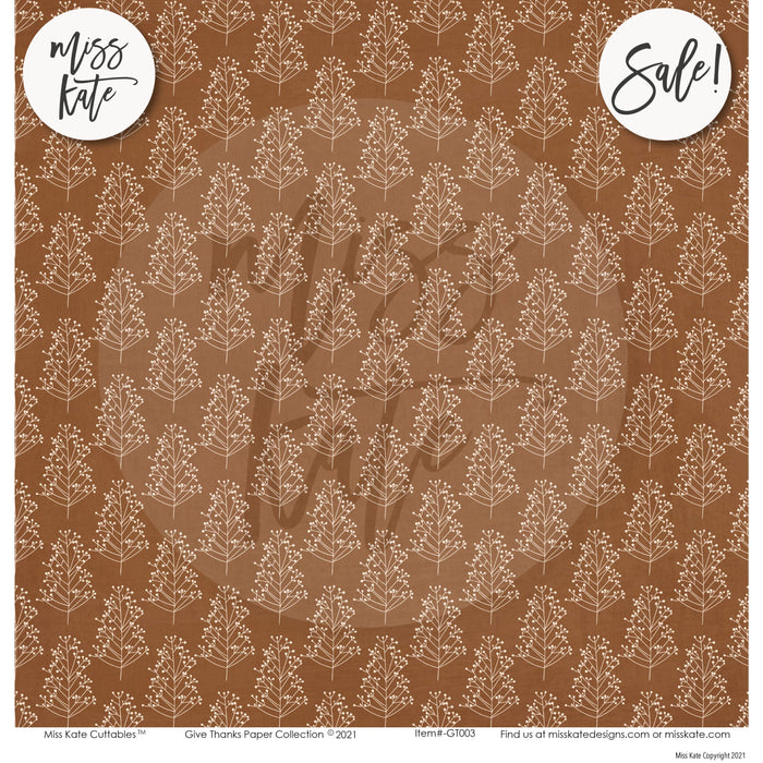 Give Thanks - Paper & Sticker Kit 12X12 (Ds)