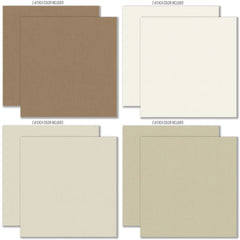 Grateful - Linen-Printed Smooth Cardstock Single-Sided