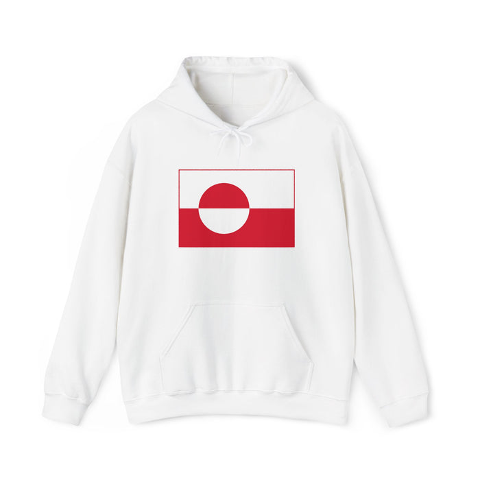 Greenlandic Flag Hooded Sweatshirt