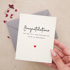 Happy 30th Birthday Card - XOXOKristen