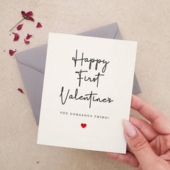 Happy First Valentines you Gorgeous Thing - XOXOKristen