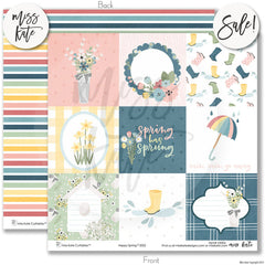 Happy Spring - Paper & Sticker Kit 12X12 (Ds)