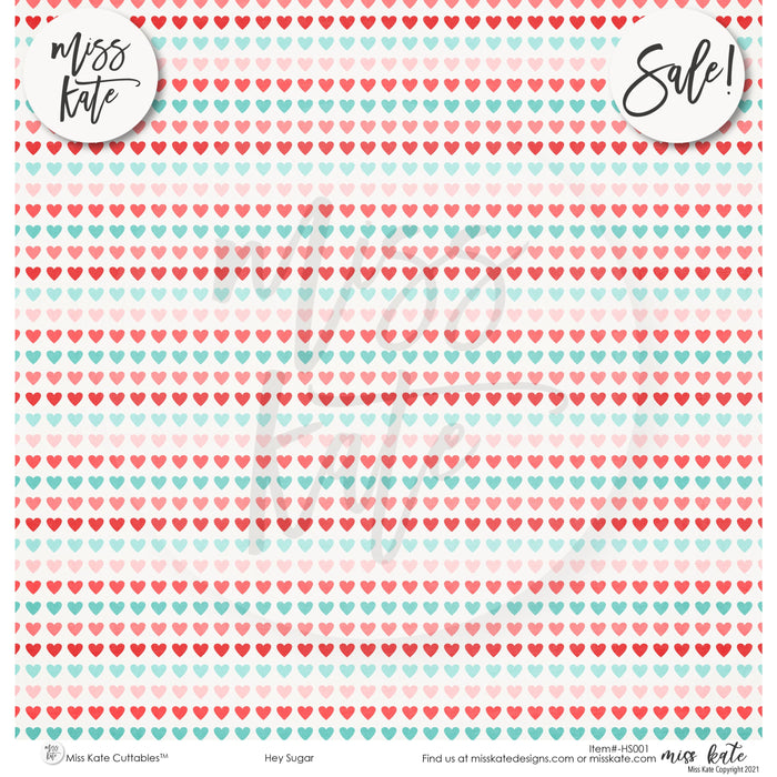 Hey Sugar- Paper & Sticker Kit 12X12 (Ds)