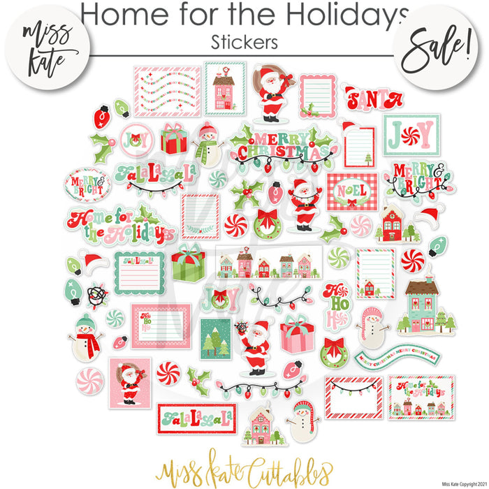 Home For The Holidays - Paper & Sticker Kit 12X12 (Ds)