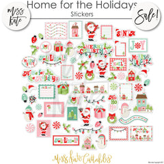 Home For The Holidays - Paper & Sticker Kit 12X12 (Ds)