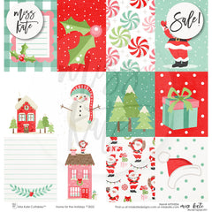 Home For The Holidays - Paper & Sticker Kit 12X12 (Ds)