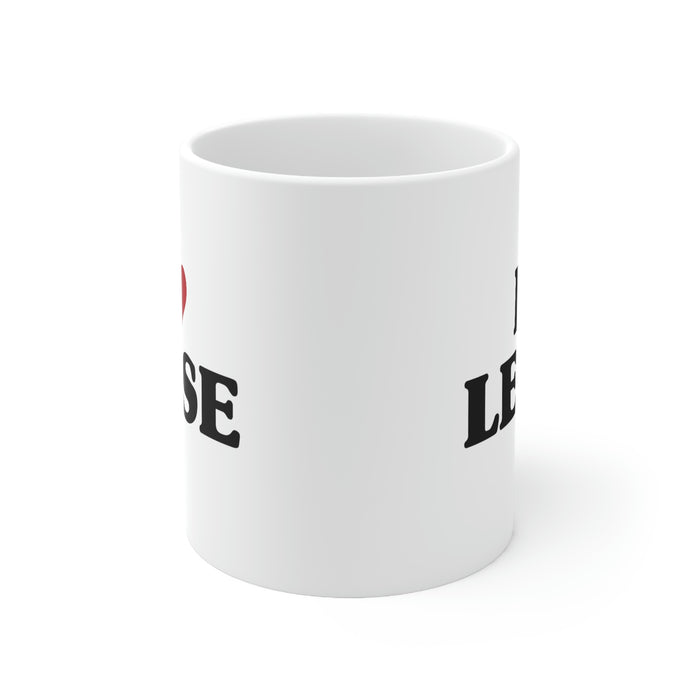 I Love Lefse Mug Scandinavian Design Studio