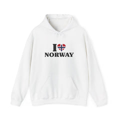 I Love Norway Hooded Sweatshirt