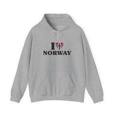 I Love Norway Hooded Sweatshirt