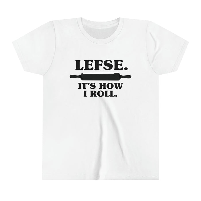 Lefse It's How I Roll Kids T-Shirt