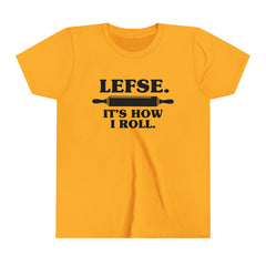 Lefse It's How I Roll Kids T-Shirt