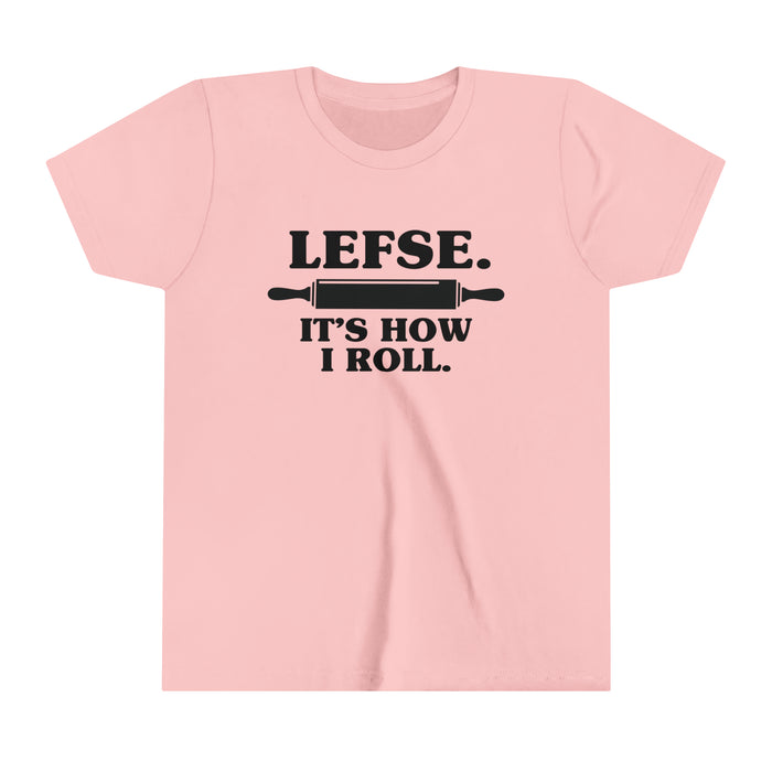 Lefse It's How I Roll Kids T-Shirt