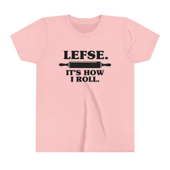 Lefse It's How I Roll Kids T-Shirt