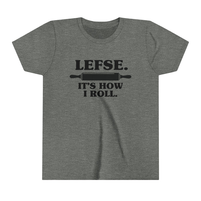 Lefse It's How I Roll Kids T-Shirt