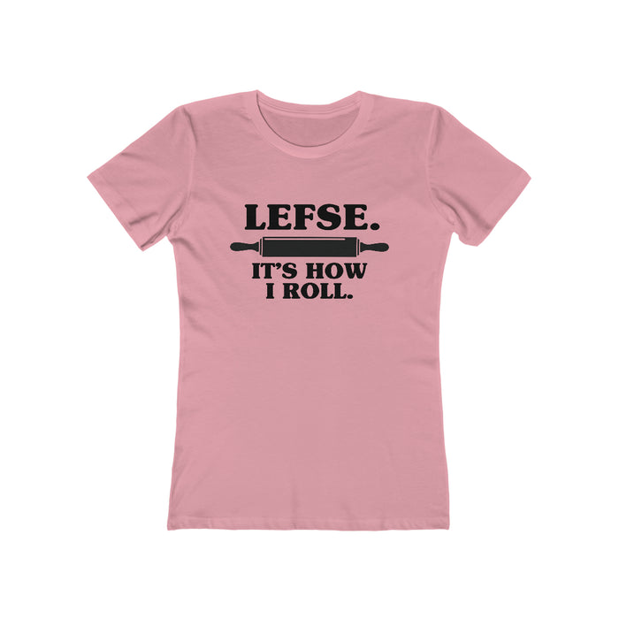 Lefse It's How I Roll Women's Fit T-Shirt Scandinavian Design Studio