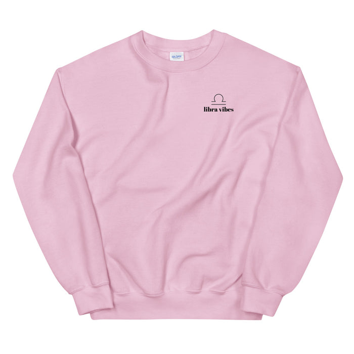 Libra Vibes Unisex Crew Sweatshirt