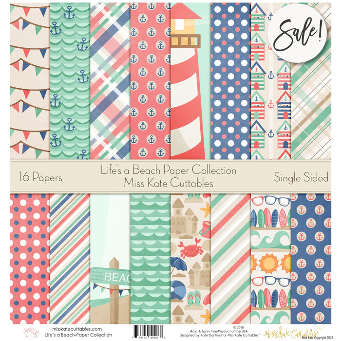 Lifes A Beach - Paper Pack 12X12 (Ss)
