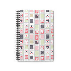 Love Stamps Spiral Lined Notebook