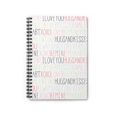 Lovely Thoughts Spiral Lined Notebook