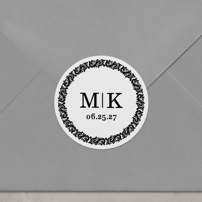 Luxury Frame Wedding Stickers - XOXOKristen