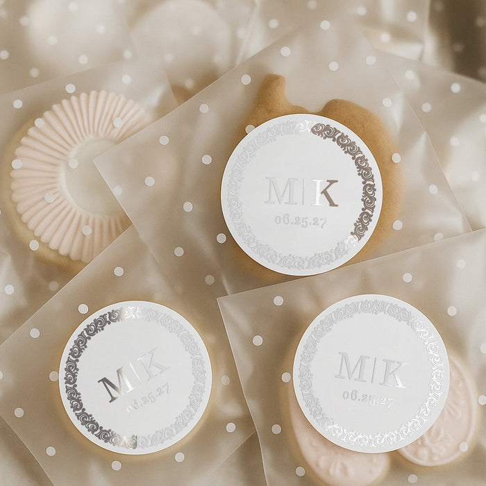 Luxury Frame Wedding Stickers - XOXOKristen