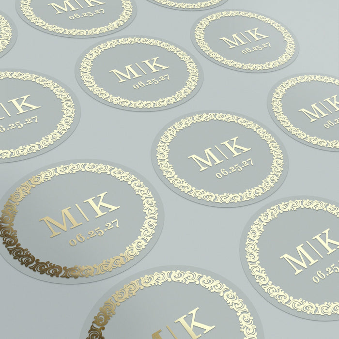 Luxury Frame Wedding Stickers - XOXOKristen