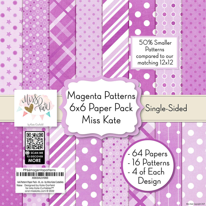 Magenta Patterns - 6X6 Paper Pack (Ss)