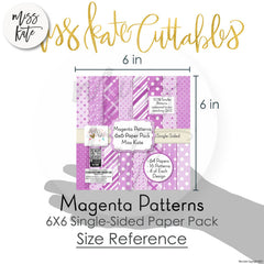 Magenta Patterns - 6X6 Paper Pack (Ss)