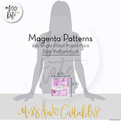 Magenta Patterns - 6X6 Paper Pack (Ss)