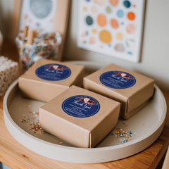 Navy Favor Stickers