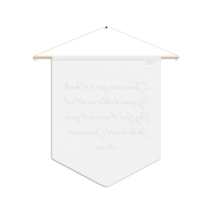 Norwegian Table Prayer Pennant Scandinavian Design Studio