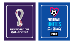 FIFA WC 2022 x Football Unites Patch (Purple/Blue)