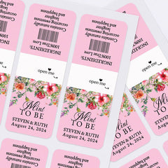 Pink & Flowers Tic Tac Labels - XOXOKristen