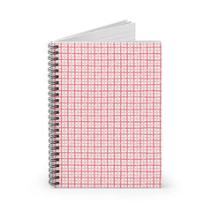 Plaid Love Spiral Lined Notebook