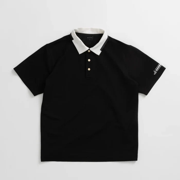 PRINT COLLOR &THREE-LINE H EMBROIDERY POLO