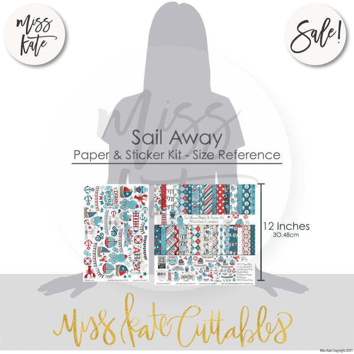 Sail Away - Paper & Sticker Kit 12X12 (Ds)
