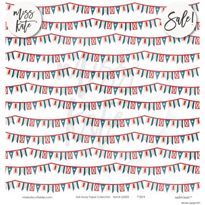 Sail Away - Paper & Sticker Kit 12X12 (Ds)