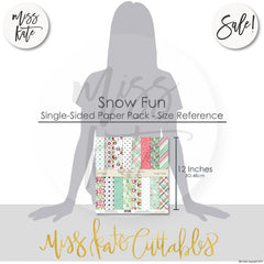 Snow Fun - Paper Pack 12X12 (Ss)