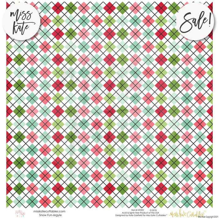Snow Fun - Paper Pack 12X12 (Ss)