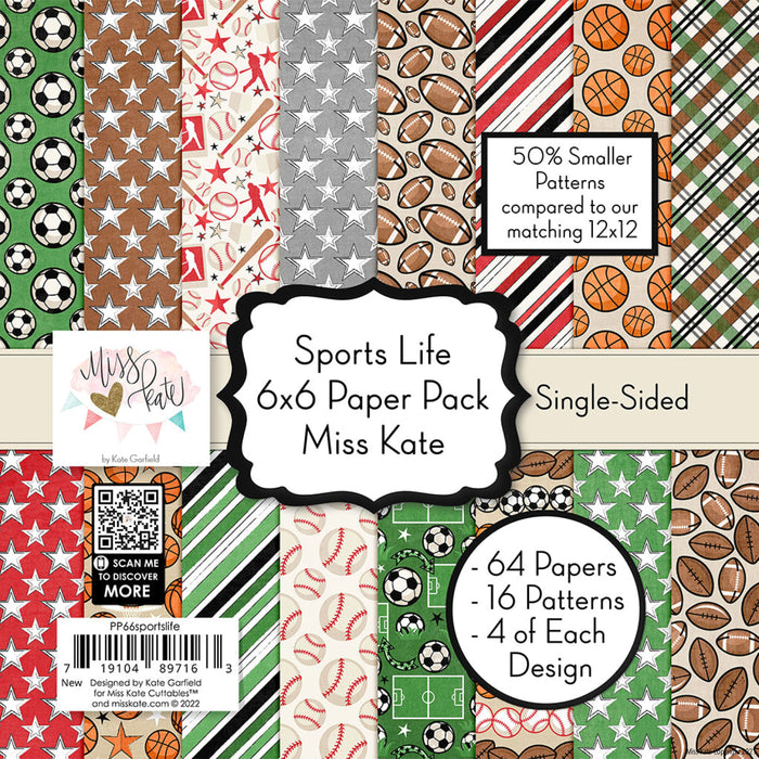 Sports Life - 6X6 Paper Pack (Ss)