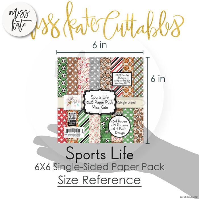 Sports Life - 6X6 Paper Pack (Ss)