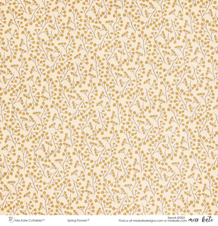 Spring Flowers - Paper Pack Single Sided
