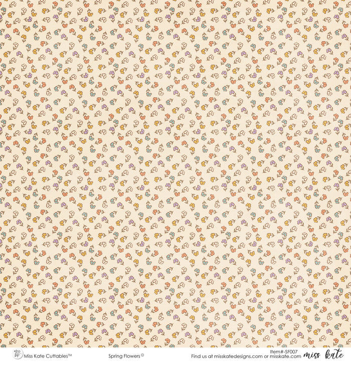 Spring Flowers - Paper Pack Single Sided