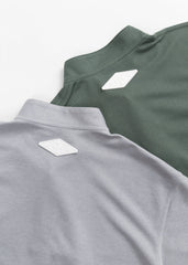 STAND COLLOR &THREE-LINE H EMBROIDERY POLO