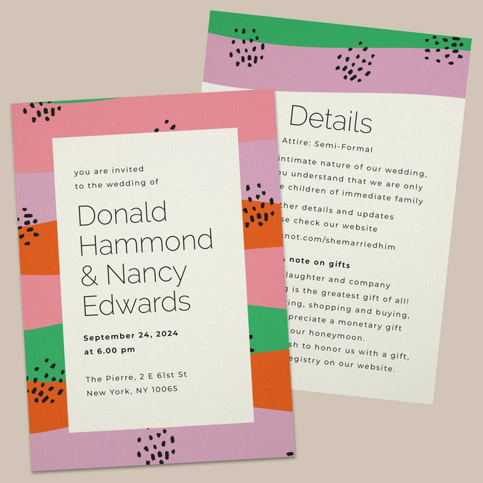 Summer Beach Wedding Invitations - XOXOKristen