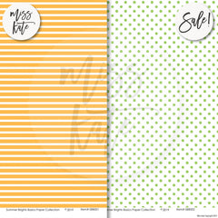 Summer Brights Basics - Double-Sided Paper Pack 12X12 (Ds)