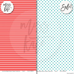 Summer Brights Basics - Double-Sided Paper Pack 12X12 (Ds)