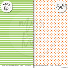 Summer Brights Basics - Double-Sided Paper Pack 12X12 (Ds)