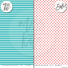 Summer Brights Basics - Double-Sided Paper Pack 12X12 (Ds)