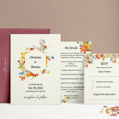 Summer Wedding Invitation Suite - XOXOKristen